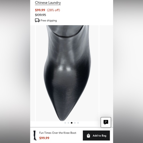 Chinese Laundry over the knee boot. - Picture 3 of 11